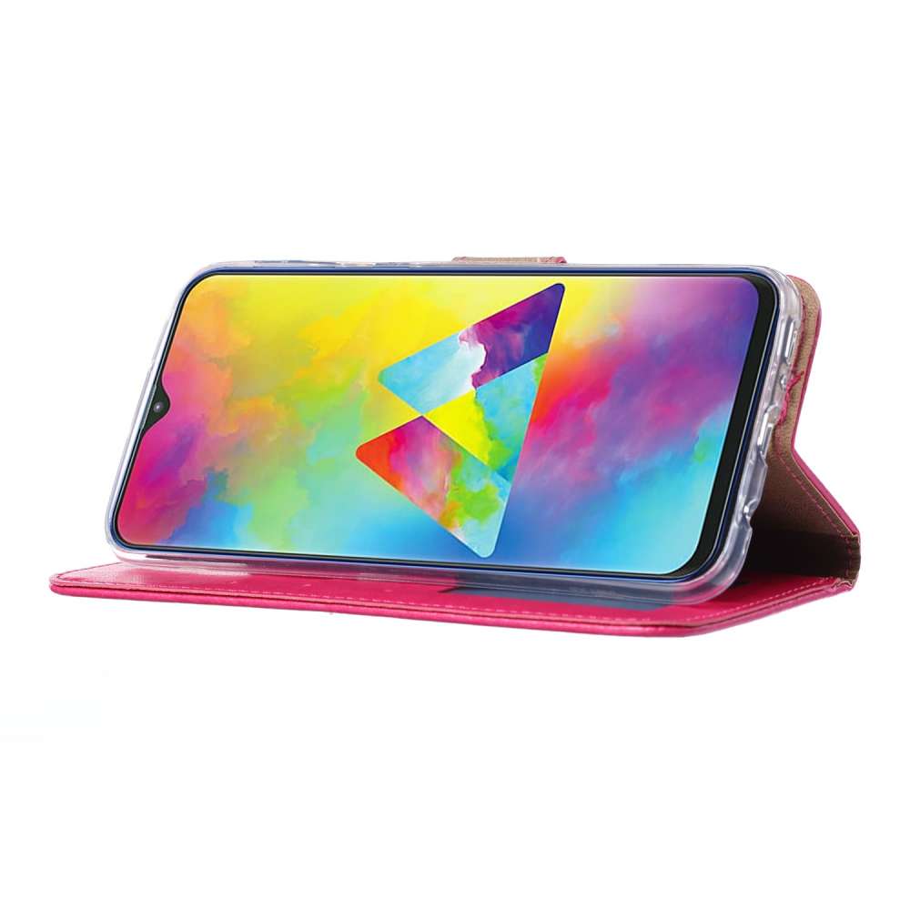 Samsung Galaxy M20 Hoesje Roze met Pasjeshouder