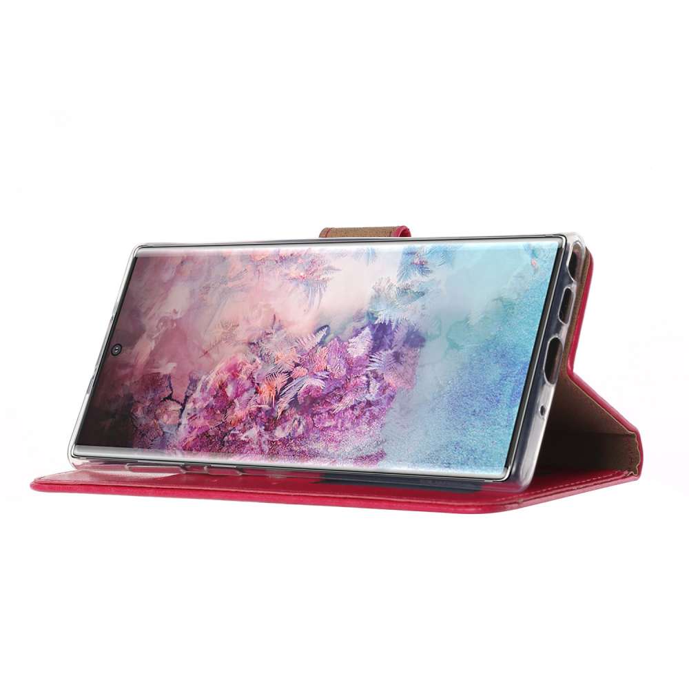 Samsung Galaxy Note 10 Hoesje Roze met Pasjeshouder