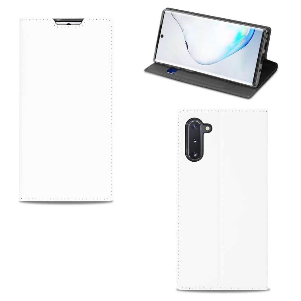 Samsung Galaxy Note 10 Hoesje Wit met Pashouder