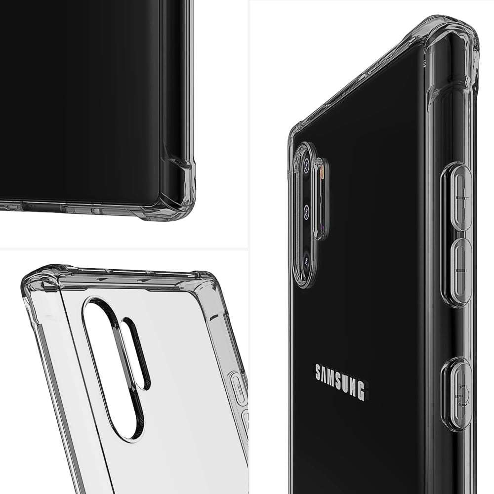 Samsung Galaxy Note 10 Plus Hoesje Anti-Shock Grijs