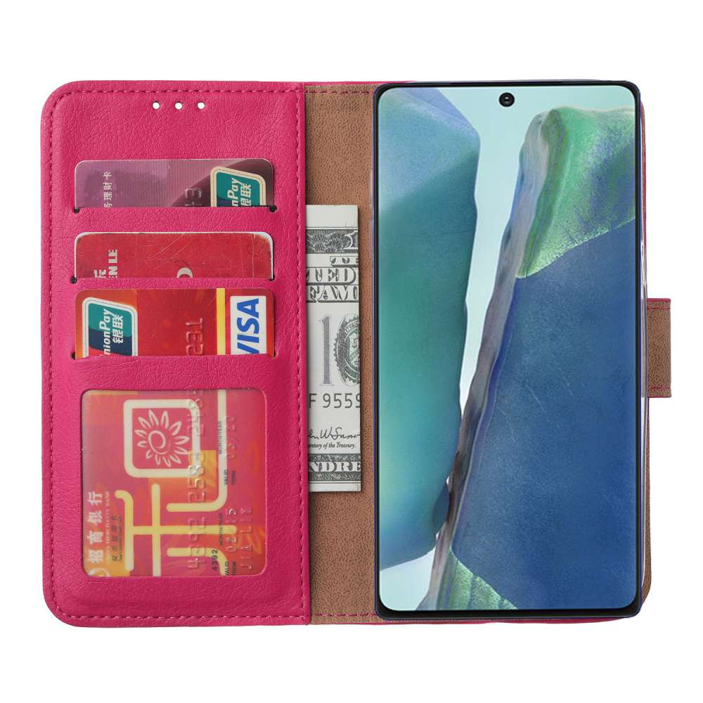 Samsung Galaxy S20 FE Book Case Roze met Standaard