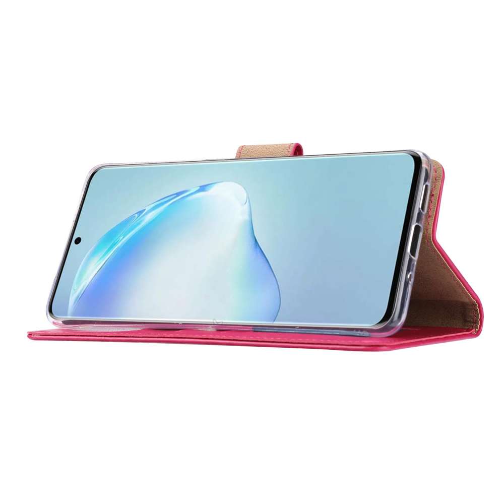 Samsung Galaxy S20 Plus Bookcase Roze met Pasjeshouder