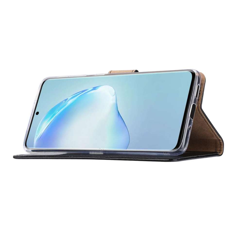 Samsung Galaxy S20 Ultra Hoesje Zwart met Pasjeshouder