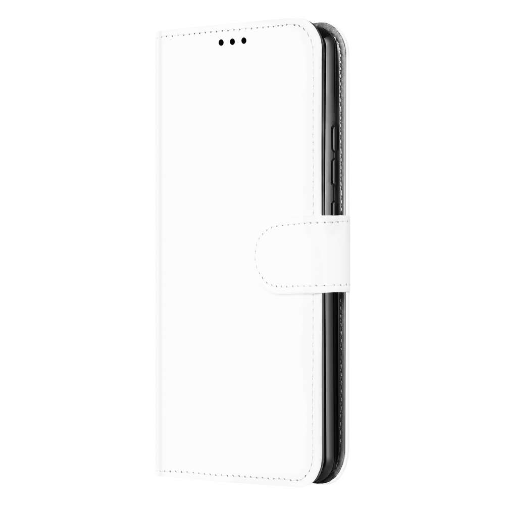 Samsung Galaxy S22 Book Cover Hoesje Wit met Pasjeshouder