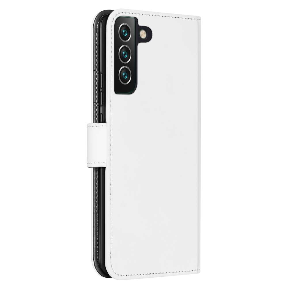 Samsung Galaxy S22 Plus Bookcase Telefoonhoesje Wit met Pasjeshouder