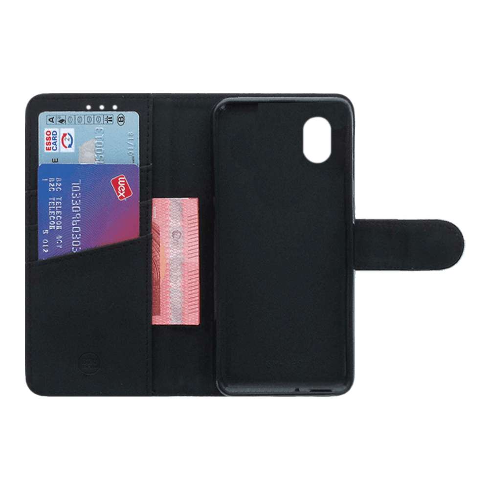 Telefoonhoesje Alcatel 1B (2020) Wallet Bookcase Wit met Pasjeshouder