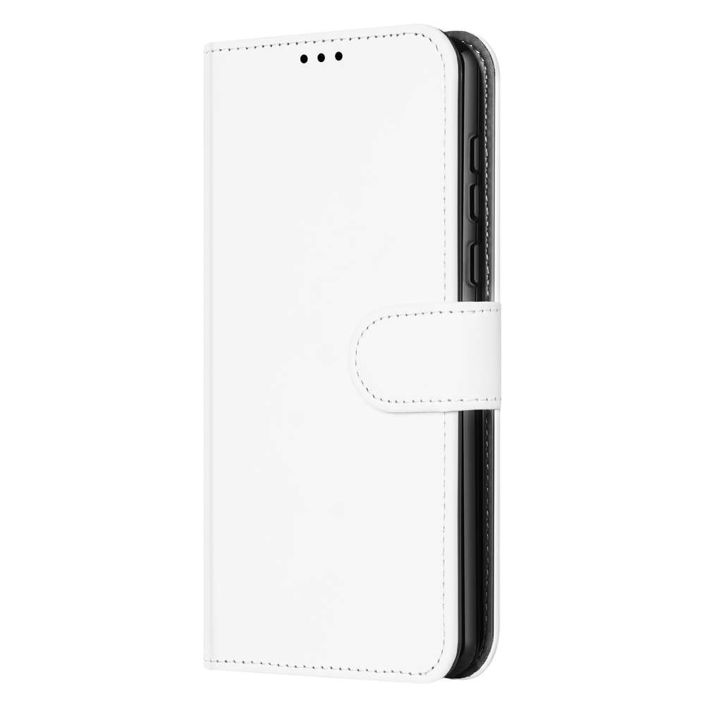Telefoonhoesje Motorola Moto G8 Power Wallet Bookcase Wit met Pasjeshouder