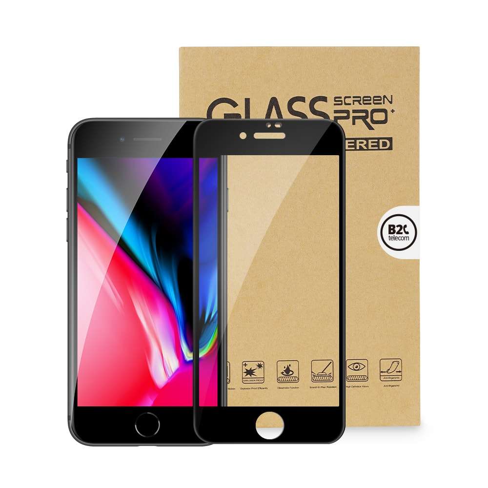 Tempered Glass iPhone 8 Plus | 7 Plus Screen Protector Glas Volledige Dekking