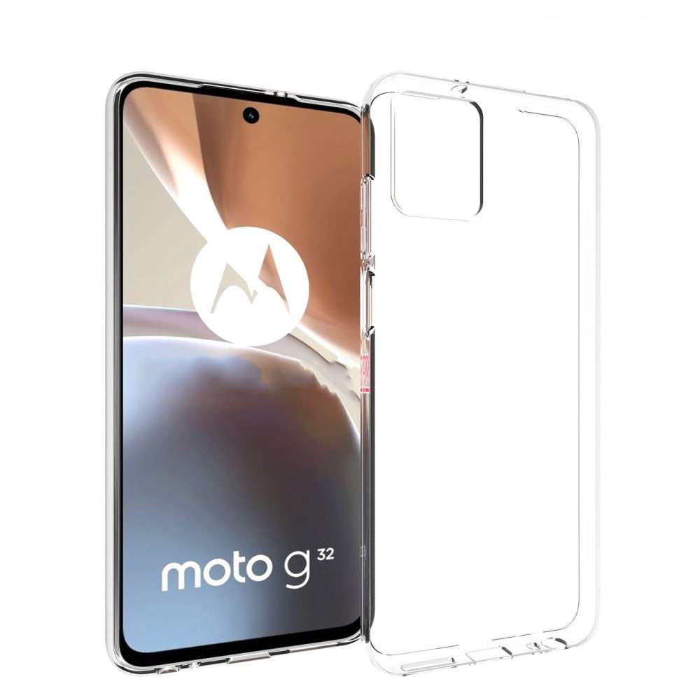 TPU Back Cover Hoesje voor de Motorola Moto G32 Transparant
