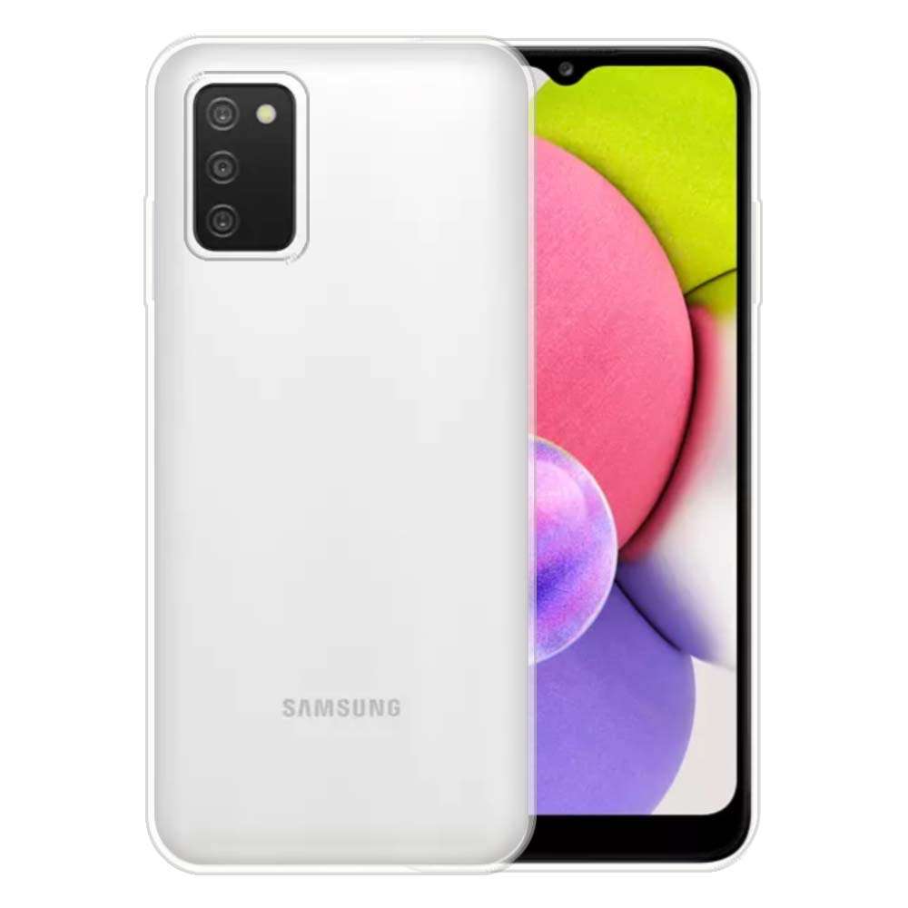 TPU Siliconen Hoesje Samsung Galaxy A03s Backcase Transparant