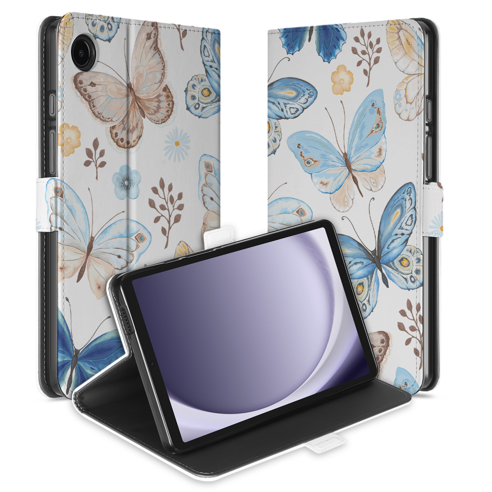 Uniek Samsung Galaxy Tab A9 Tablethoesje Vlinders Design | B2C Telecom