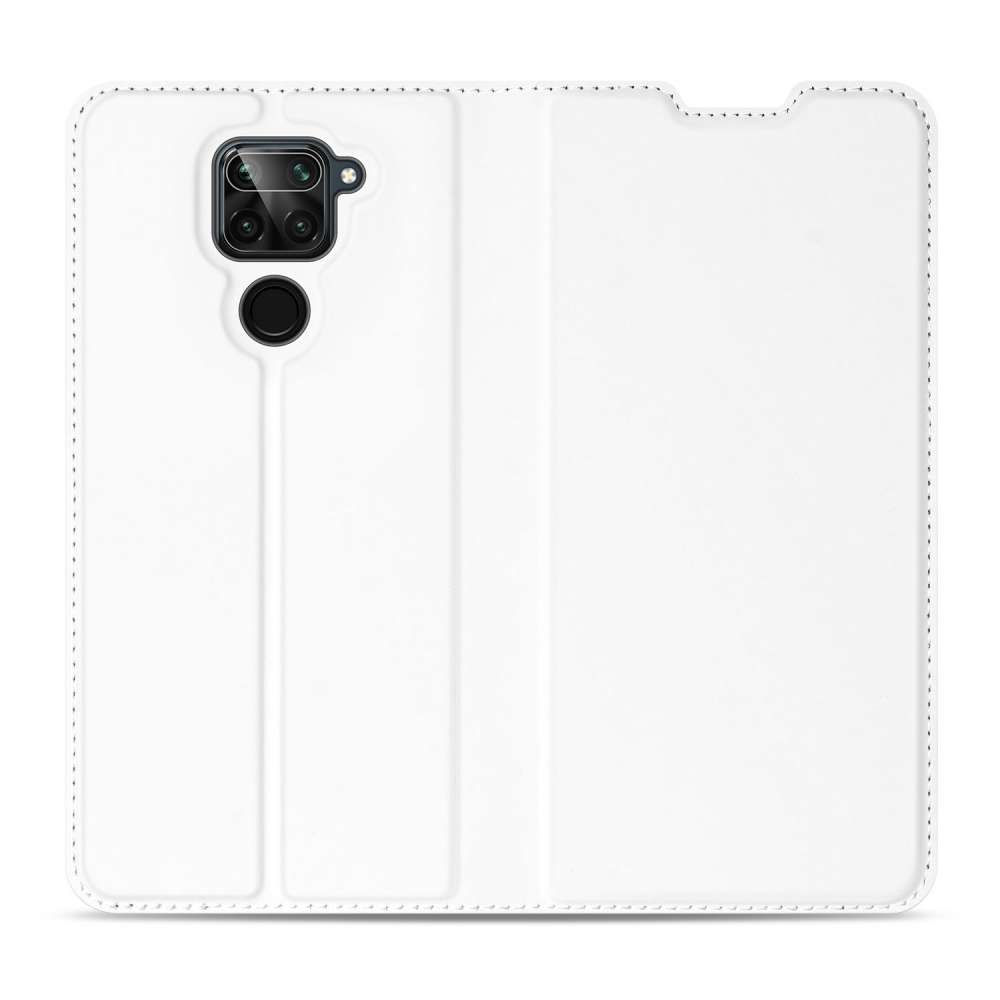 Xiaomi Redmi Note 9 Book Cover Wit met Pasjehouder