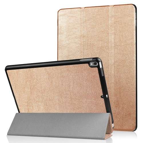Apple iPad Pro 10.5 Tablethoesje Goud Tri-fold