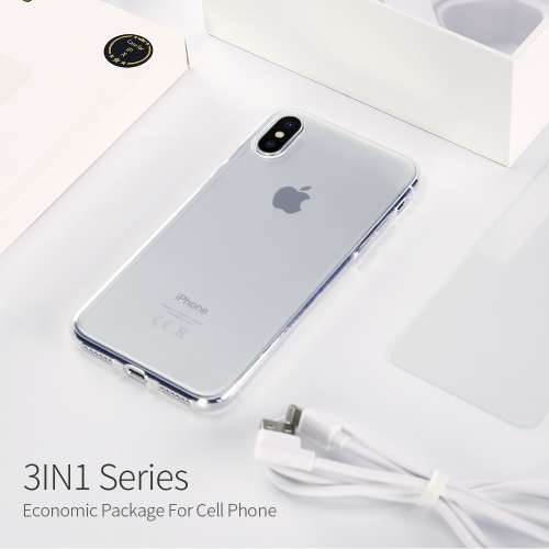 Apple iPhone 6 | 6s Plus TPU Hoesje, Screen Protector en Oplader
