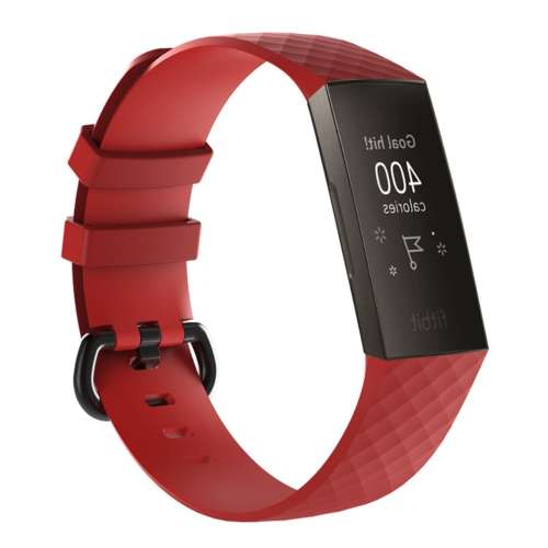 Bandje Fitbit Charge 3 Rood