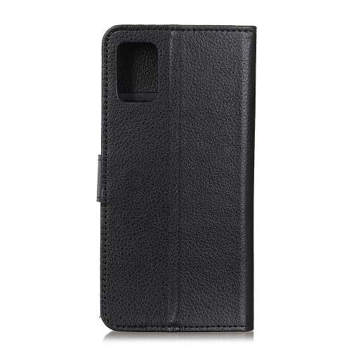 Bookcase Hoesje Samsung Galaxy A41 Zwart met Standaard
