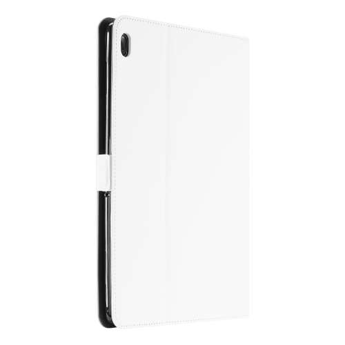 Bookcover Lenovo Tab E10 Hoes Wit met Standaardfunctie