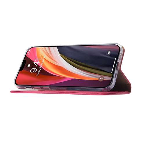 Hoesje iPhone 12 Pro Max Roze met Standaard