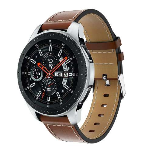 Leren Bandje Cognac Samsung Galaxy Watch (46 mm)