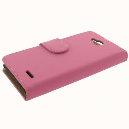 LG L90 Premium Bookstyle Case Pink