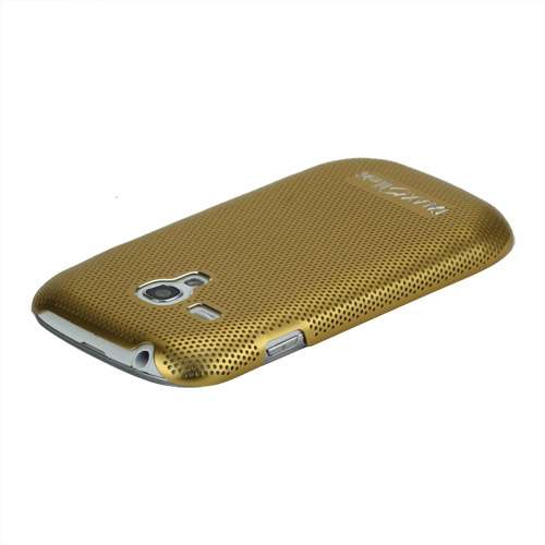 Metal Hard Case Galaxy S3 Mini i8190 of i8200 Goud