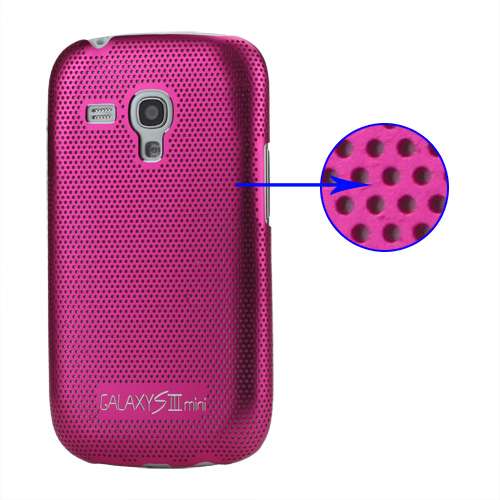 Metal Hard Case Galaxy S3 Mini i8190 of i8200 Pink