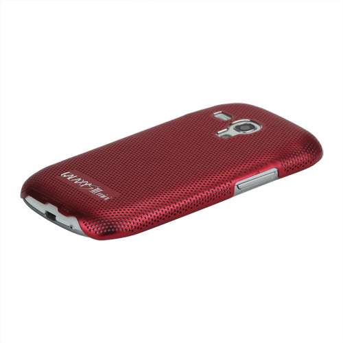 Metal Hard Case Galaxy S3 Mini i8190 of i8200 Rood
