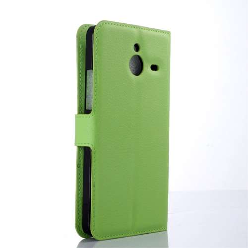 Microsoft Lumia 640 XL LTE Hoesje Groen met Opbergvakjes