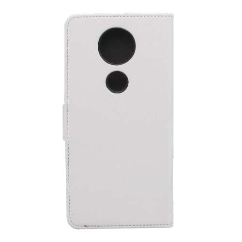 Motorola Moto E5 Plus Telefoonhoesje Wit met Pasjeshouder