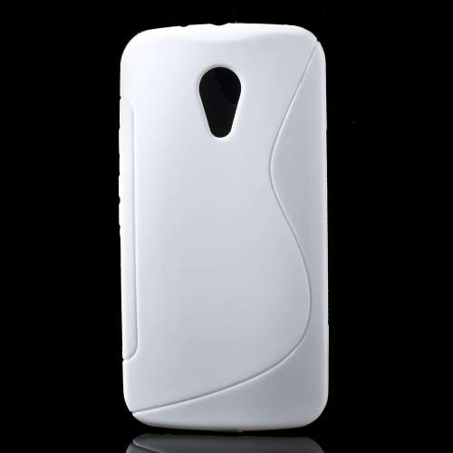 Motorola Moto G2 Hoesje Wit (rubber)