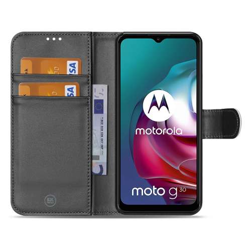 Motorola Moto G30 | G20 | G10 Book Cover Wit met Pasjeshouder