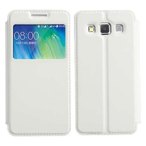 Samsung Galaxy A3 Hoesje Wit met Venster 