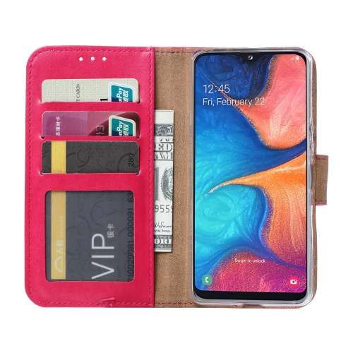 Samsung Galaxy A40 Hoesje Roze met Pasjeshouder