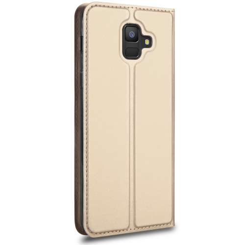 Samsung Galaxy A6 (2018) Hoesje Goud met Pashouder