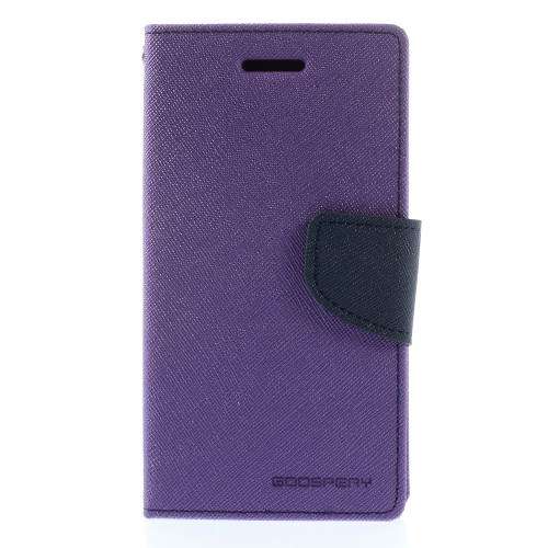 Samsung Galaxy Core 2 G355H Wallet Hoesje Paars/Donkerblauw