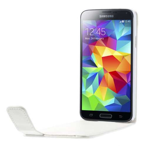 Samsung Galaxy S5 Flip Hoesje Wit