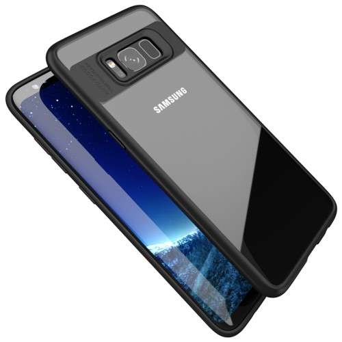 Samsung Galaxy S8 TPU Hoesje Zwart/Transparant