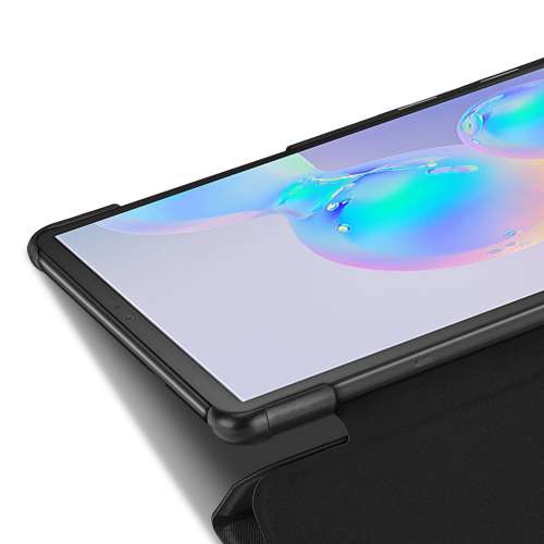 Samsung Galaxy Tab S6 Hoes Grijs Tri-Fold 