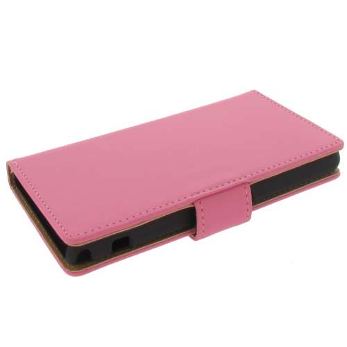 Sony Xperia Z1 Compact Bookstyle Case Lichtroze