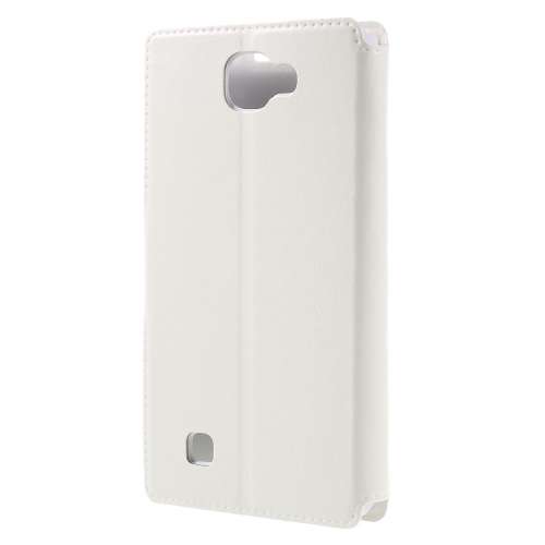 Telefoonhoesje LG K4 Wit in Boekvorm met Opbergvakjes, K120E