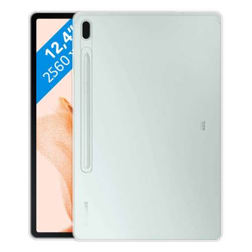 TPU Siliconen Backcover Hoesje Samsung Galaxy Tab S7FE Transparant